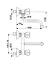 KFA Armatura Standard bateria kuchenna z uchwytami chrom wylewka 16 cm 300-410-00