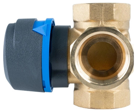 Afriso 4-drogowy obrotowy zawór mieszający ARV 484 ProClick, DN25, Rp1", Kvs 10