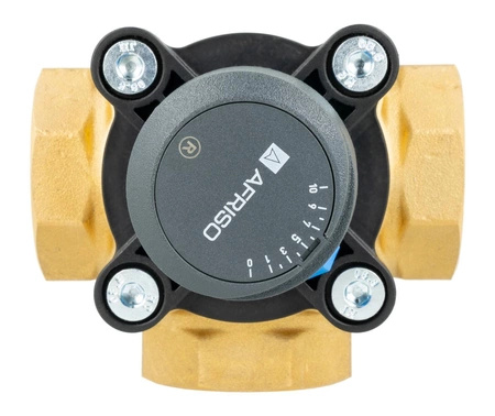 Afriso 3-drogowy obrotowy zawór mieszający ARV 386 Vario ProClick, DN40, Rp1 1/2", Kvs 14-36