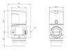 Afriso Termostatyczny zawór mieszający ATM 363, DN20, G1", 35÷60°C, Kvs 1,6 m³/h 12 363 10