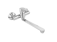 KFA Armatura Granat bateria kuchenna obrotowa ścienna chrom 5520-910-00