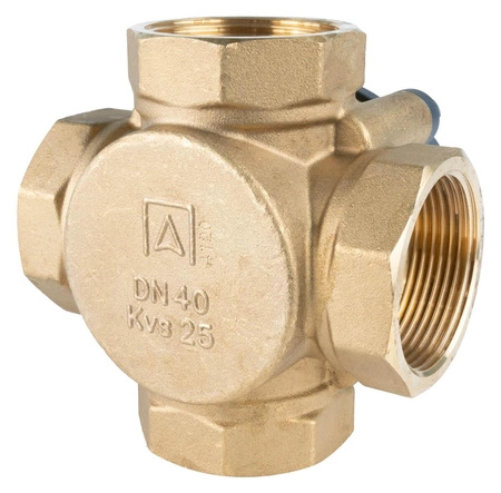 Afriso 4-drogowy obrotowy zawór mieszający ARV 486 ProClick, DN40, Rp1 1/2", Kvs 25