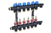 Afriso ProCalida EF1K Rozdzielacz do ogrzewania płaszczyznowego, 6 obiegów, G1", 0,2÷1,6 l/min
