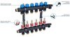 Afriso ProCalida EF1K Rozdzielacz do ogrzewania płaszczyznowego, 6 obiegów, G1", 0,2÷1,6 l/min