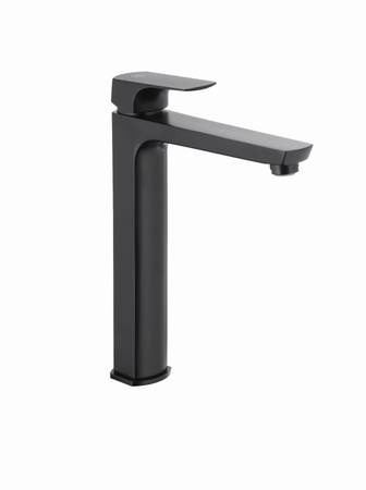 KFA Armatura Mokait Black bateria umywalkowa stojąca wysoka czarny mat  