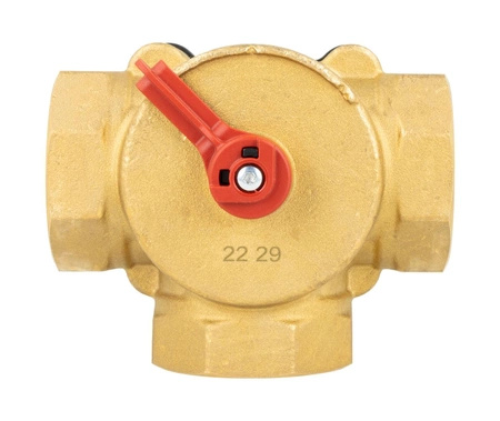Afriso 3-drogowy obrotowy zawór mieszający ARV 386 Vario ProClick, DN40, Rp1 1/2", Kvs 14-36