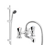 KFA Armatura Standard bateria wannowo-prysznicowa stojąca z uchwytami A 305-312-00