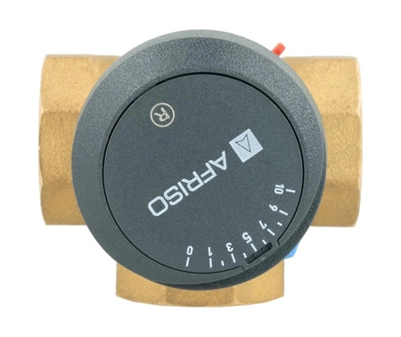 Afriso 3-drogowy obrotowy zawór mieszający ARV 384 Vario ProClick, DN25, Rp1", Kvs 4,5-12