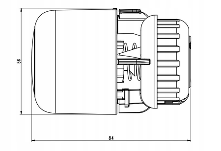 Głowica termostatyczna Danfoss Redia™ RA Click z wbudowanym czujnikiem 8°C - 28°C