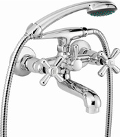Deante Neo Symetrio Bateria Wannowo-Prysznicowa Ścienna Chrom BOS011D