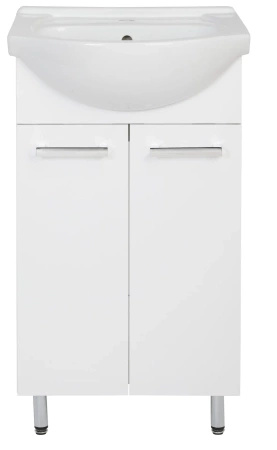 Astor Lupo Umywalka z Szafką 50 cm Biały Połysk AM-LUD-500-27