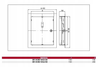 Drzwiczki rewizyjne kominowe brązowe Dospel DR/KOM 140x140 mm 007-1812