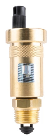 Afriso Odpowietrznik automatyczny pionowy PrimoVent G3/8" z Aquastop i zaworem stopowym R1/2"