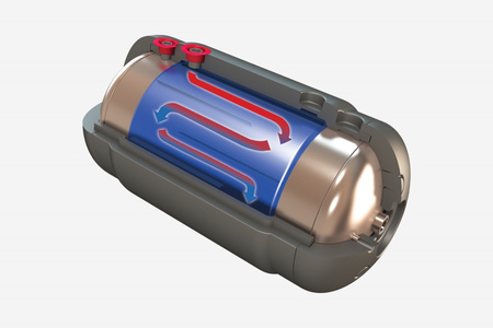 Elektromet WGJ-G wymiennik podgrzewacz wody dwupłaszczowy 100L 223-10-000