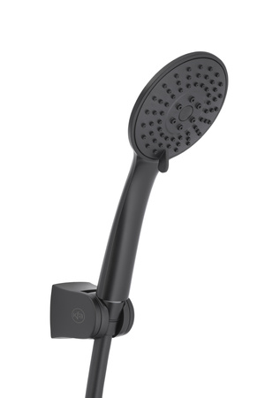 KFA Armatura Moza Black zestaw prysznicowy ścienny czarny mat 841-220-81