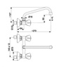 KFA Armatura Standard bateria umywalkowa z uchwytami A chrom wylewka 22 cm 300-510-00