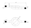 Afriso Rurka syfonowa spiralna, 2x G1/2", PN25