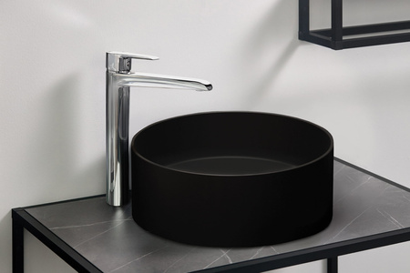 Deante Corio bateria umywalkowa stojąca chrom BFC_020K
