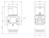 Afriso Termostatyczny zawór mieszający ATM 881, DN25, G1 1/4", 20÷43°C, Kvs 4,2 m³/h 12 881 10