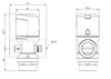 Afriso Termostatyczny zawór mieszający ATM 333, DN20, Rp3/4", 35÷60°C, Kvs 1,6 m³/h 12 333 10