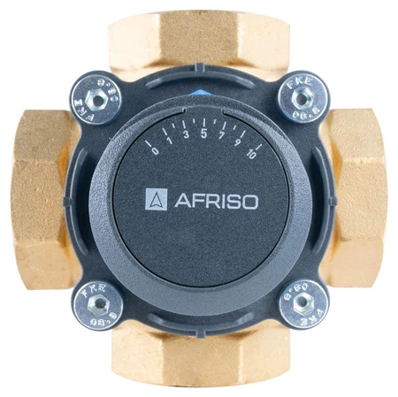 Afriso 4-drogowy obrotowy zawór mieszający ARV 486 ProClick, DN40, Rp1 1/2", Kvs 25