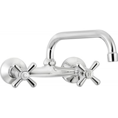 Deante Neo Symetrio Bateria Umywalkowa Ścienna Chrom BOS 050D