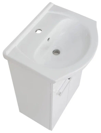 Astor Lupo Umywalka z Szafką 50 cm Biały Połysk AM-LUD-500-27