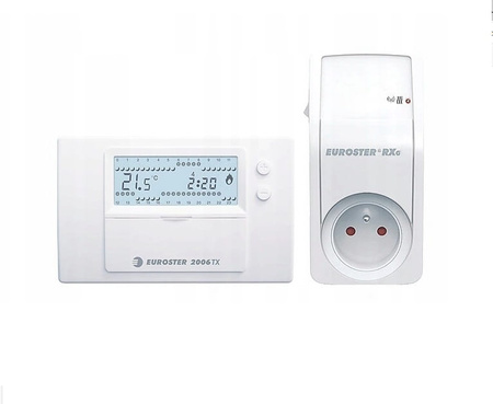 Euroster 2006TXRXG bezprzewodowy regulator z gniazdem