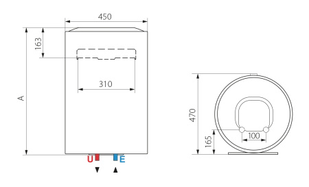 Ariston Lydos Eco 50V elektryczny podgrzewacz wody 50 L 3201885