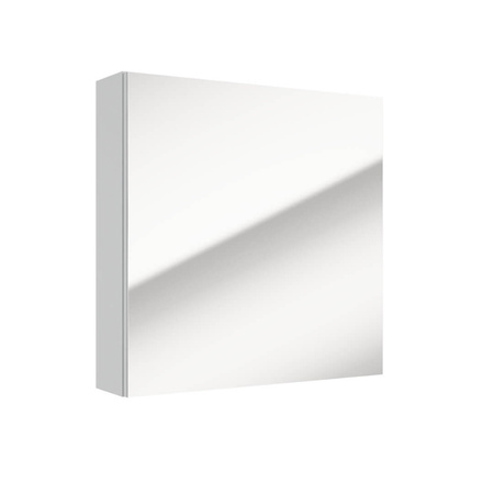 Szafka wisząca z lustrem 60×60 cm Defra Salsa biały połysk 242-E-06002