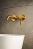 KFA Armatura Moza Gold bateria umywalkowa podtynkowa złoty szczotkowany 5039-810-31
