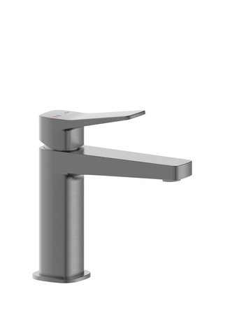 KFA Armatura Malaga bateria umywalkowa stojąca gun metal grey 4522-815-61
