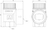 Afriso Zawór bezpieczeństwa do c.o. MS, 3 bar, GW G3/4" x GW G1"