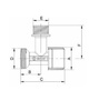 ARCO Zawór Kątowy Pralkowy 1/2" x 3/4" (00729)