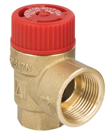 Afriso Zawór bezpieczeństwa do c.o. MS, 2,5 bar, GW G3/4" x GW G1"