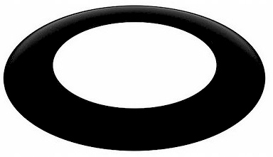 Spiroflex Rozeta, Maskownica, Kołnierz czarna 130mm  
