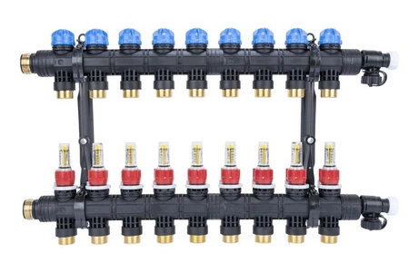 Afriso ProCalida EF1 K 9 obiegów grzewczych, G1", 0,2÷1,6 l/min