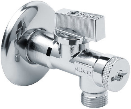 Arco Zawór Kątowy z Filtrem Antykamiennym 1/2"x1/2" (02400MAC)