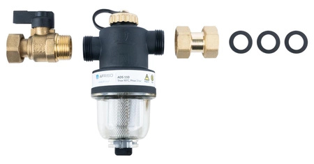 Afriso Kompaktowy magnetyczny separator zanieczyszczeń ADS 110, uniwersalne przyłącza G3/4" 77 110 00