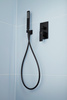 KFA Armatura Logon Black zestaw prysznicowy podtynkowy z deszczownicą czarny mat 5139-501-81