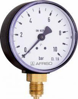 Afriso Manometr przemysłowy RF 100 I, D301, fi 100 mm, 0÷16 bar, G1/2", radialny, kl. 1,0