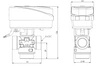 Afriso 3-drogowy zawór strefowy AZV 643 DN20, G1" Kvs 8 m³/h 16 643 00