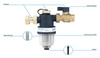 Afriso Kompaktowy magnetyczny separator zanieczyszczeń ADS 110, uniwersalne przyłącza G3/4" 77 110 00