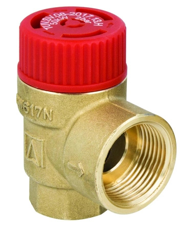 Afriso Zawór bezpieczeństwa do c.o. MS, 3 bar, GW G3/4" x GW G1"