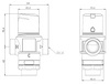 Afriso Termostatyczny zawór mieszający ATM 883, DN25, G1 1/4", 35÷60°C,