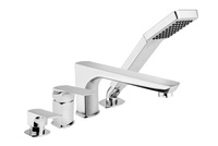KFA Armatura MOKAIT CHROM bateria wannowa 4-otworowa
