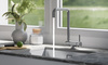 KFA Armatura Theta II bateria kuchenna stojąca inox podokienna 6823-915-22