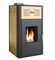 FERROLI LSMBP08T kominek na pelet z płaszczem wodnym BRETA 8 kW