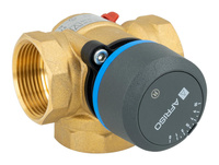 Afriso 3-drogowy obrotowy zawór mieszający ARV 385 Vario ProClick, DN32, Rp1 1/4", Kvs 7,5-19