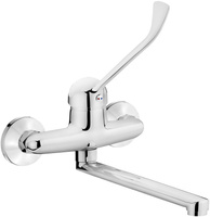 Deante Neo Joko Bateria Kuchenna Ścienna z Dźwignią Clinic Chrom BOJ 080C